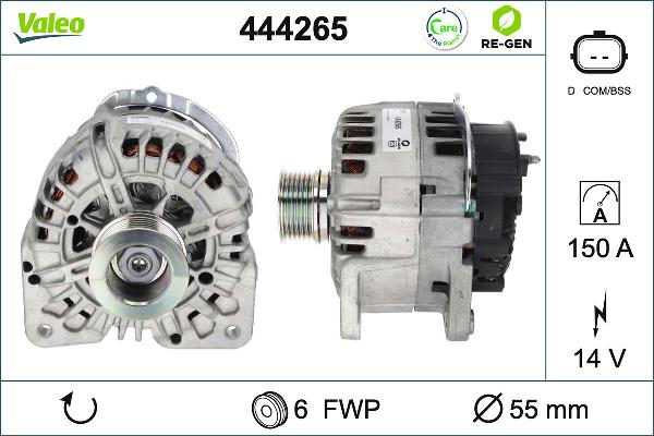 VALEO 444265 - Alternateur droxauto.com