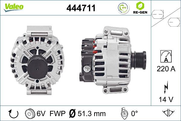 VALEO 444711 - Alternateur droxauto.com