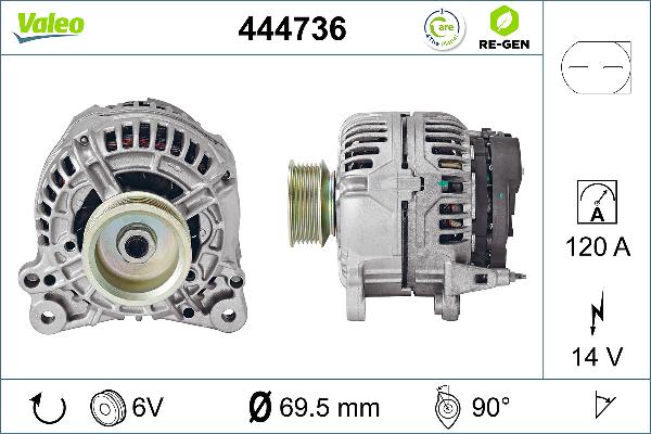 VALEO 444736 - Alternateur droxauto.com