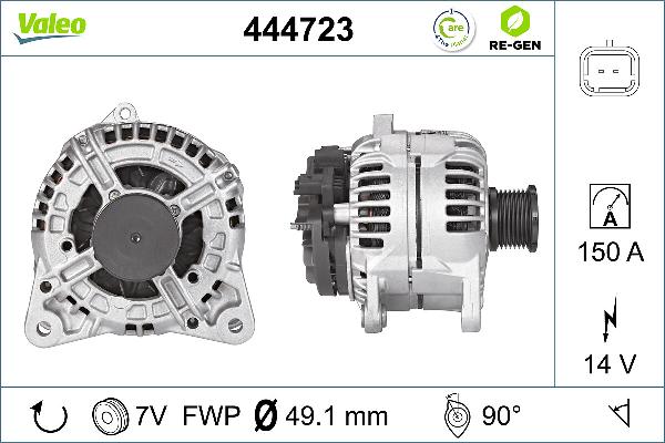 VALEO 444723 - Alternateur droxauto.com