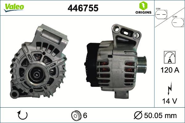 VALEO 446755 - Alternateur droxauto.com