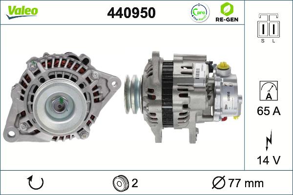 VALEO 440950 - Alternateur droxauto.com