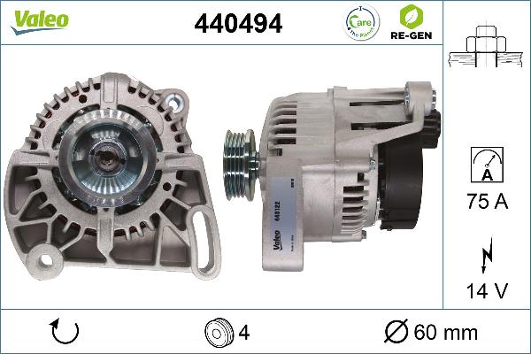 VALEO 440494 - Alternateur droxauto.com