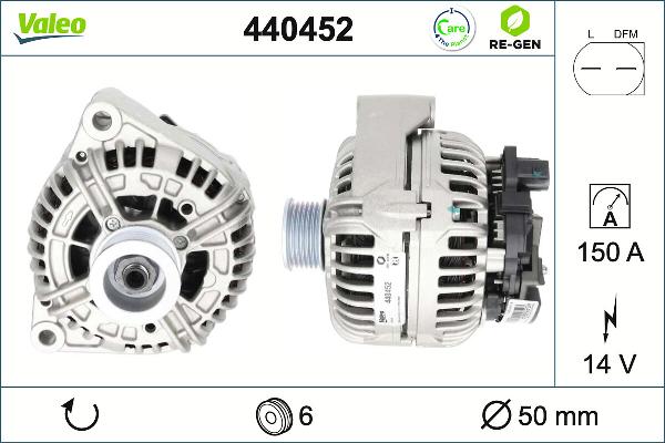 VALEO 440452 - Alternateur droxauto.com