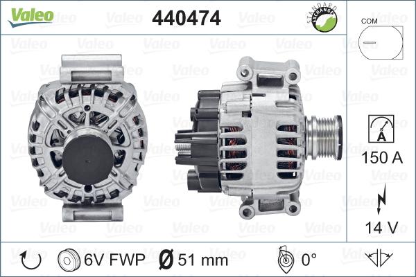 VALEO 440474 - Alternateur droxauto.com