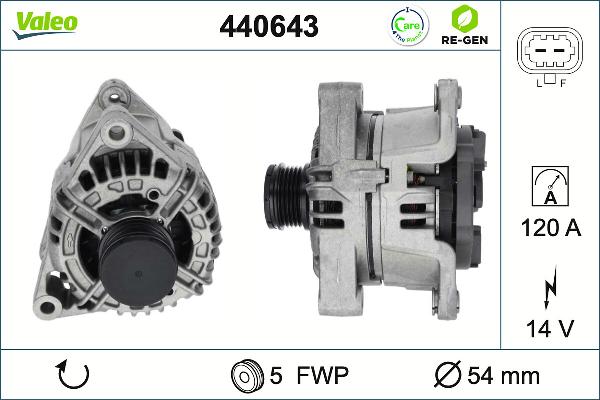 VALEO 440643 - Alternateur droxauto.com