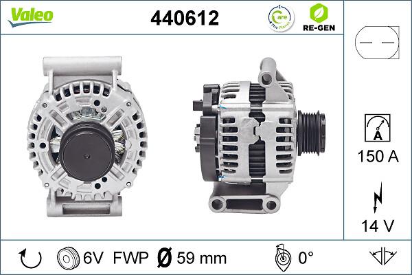 VALEO 440612 - Alternateur droxauto.com