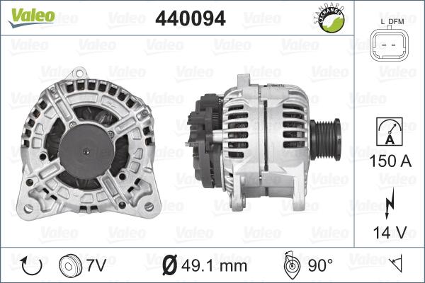 VALEO 440094 - Alternateur droxauto.com