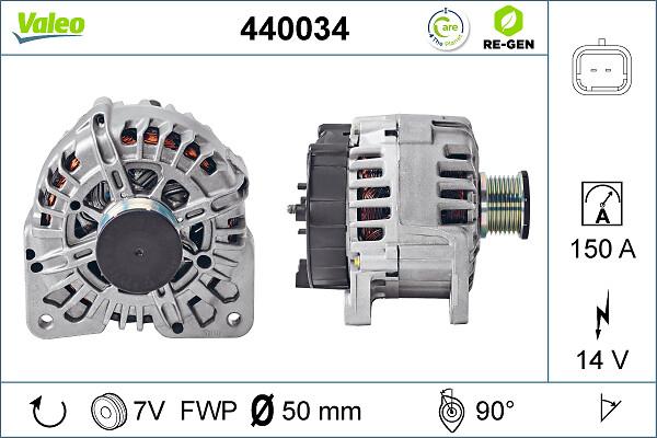 VALEO 440034 - Alternateur droxauto.com