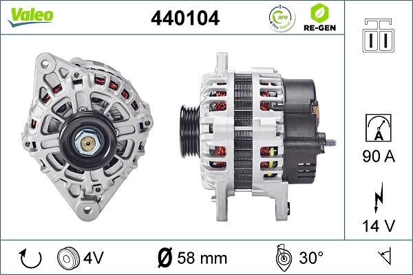 VALEO 440104 - Alternateur droxauto.com