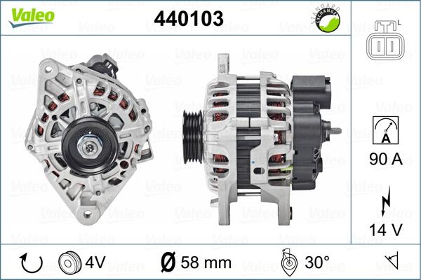 VALEO 440103 - Alternateur droxauto.com