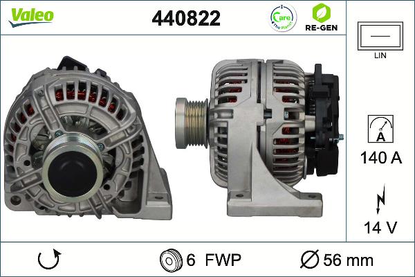 VALEO 440822 - Alternateur droxauto.com