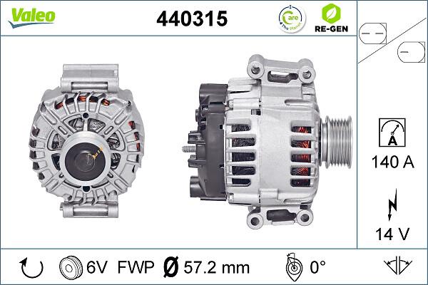 VALEO 440315 - Alternateur droxauto.com