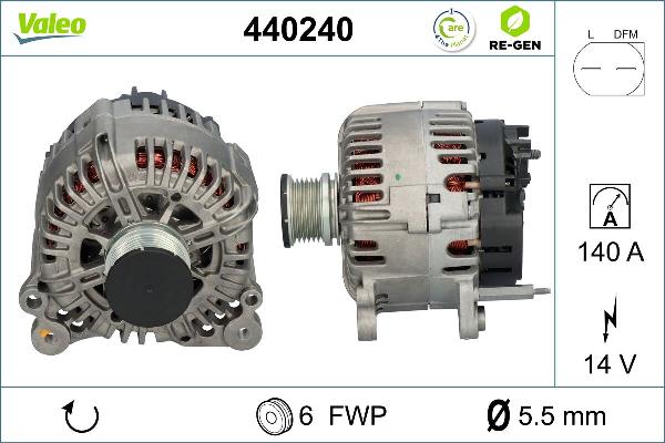 VALEO 440240 - Alternateur droxauto.com