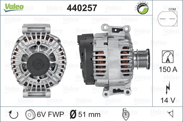 VALEO 440257 - Alternateur droxauto.com