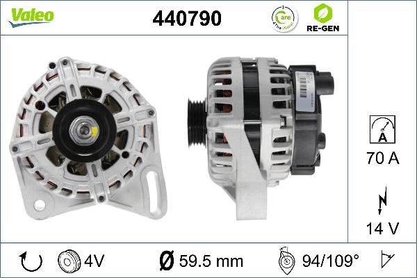 VALEO 440790 - Alternateur droxauto.com