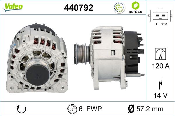 VALEO 440792 - Alternateur droxauto.com