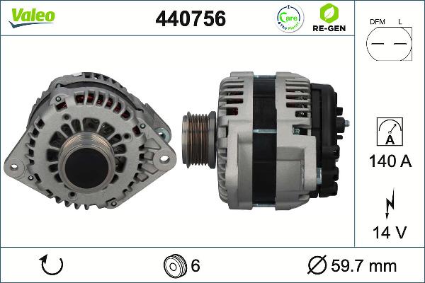 VALEO 440756 - Alternateur droxauto.com