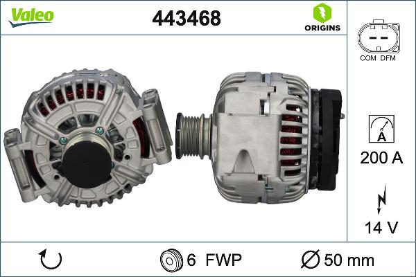 VALEO 443468 - Alternateur droxauto.com