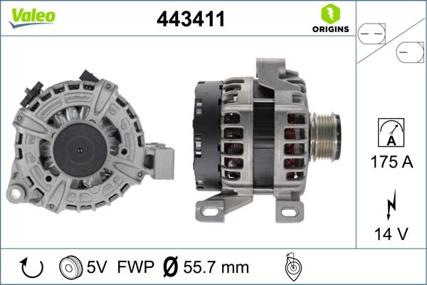 VALEO 443411 - Alternateur droxauto.com