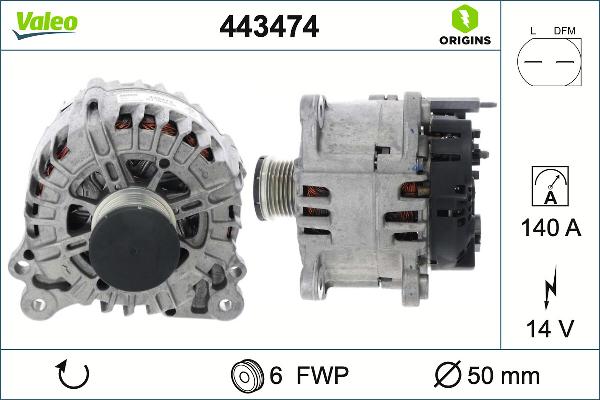 VALEO 443474 - Alternateur droxauto.com