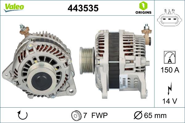 VALEO 443535 - Alternateur droxauto.com