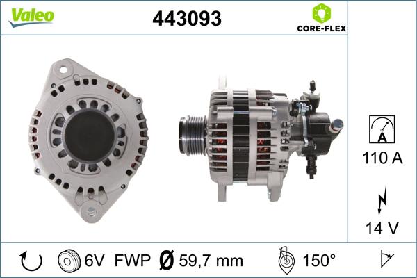 VALEO 443093 - Alternateur droxauto.com