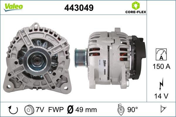 VALEO 443049 - Alternateur droxauto.com