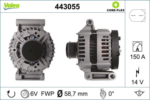 VALEO 443055 - Alternateur droxauto.com