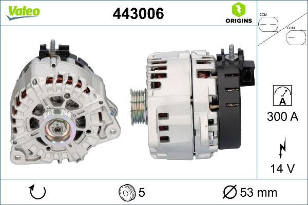 VALEO 443006 - Alternateur droxauto.com