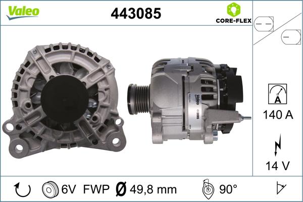 VALEO 443085 - Alternateur droxauto.com