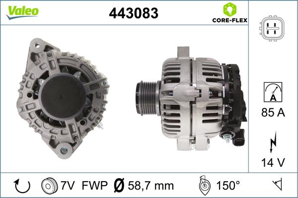 VALEO 443083 - Alternateur droxauto.com