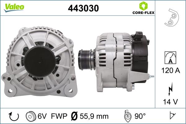 VALEO 443030 - Alternateur droxauto.com