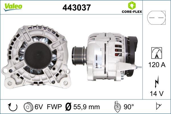 VALEO 443037 - Alternateur droxauto.com