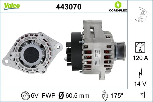 VALEO 443070 - Alternateur droxauto.com