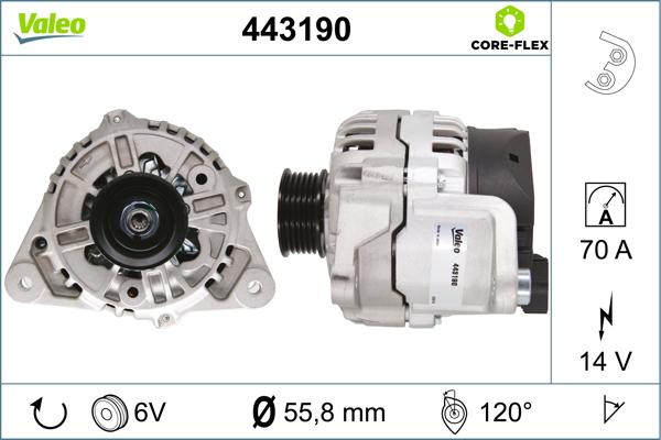 VALEO 443190 - Alternateur droxauto.com