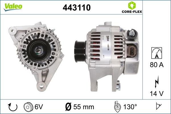 VALEO 443110 - Alternateur droxauto.com