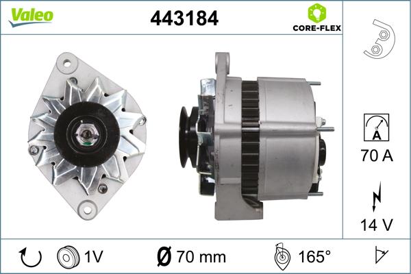 VALEO 443184 - Alternateur droxauto.com