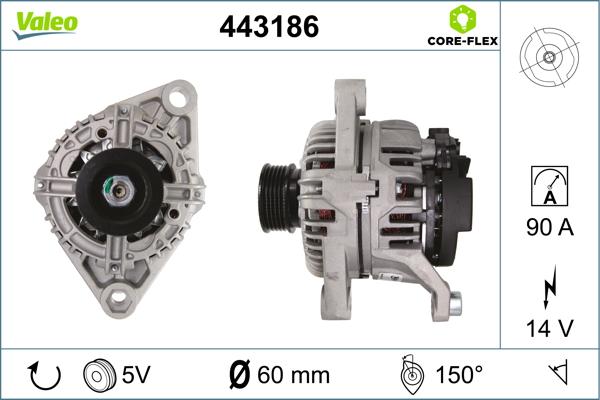 VALEO 443186 - Alternateur droxauto.com