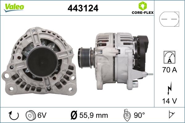 VALEO 443124 - Alternateur droxauto.com