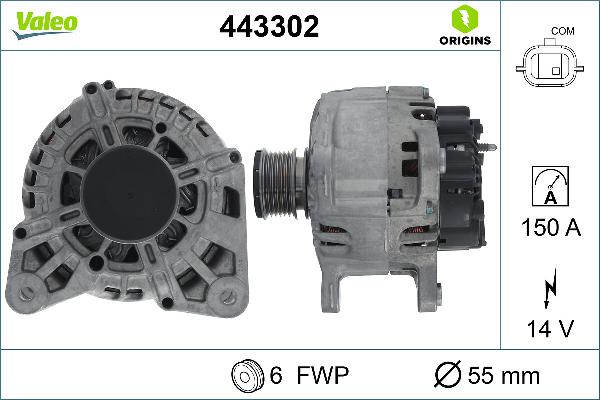VALEO 443302 - Alternateur droxauto.com