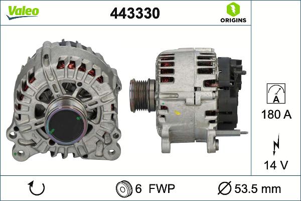 VALEO 443330 - Alternateur droxauto.com