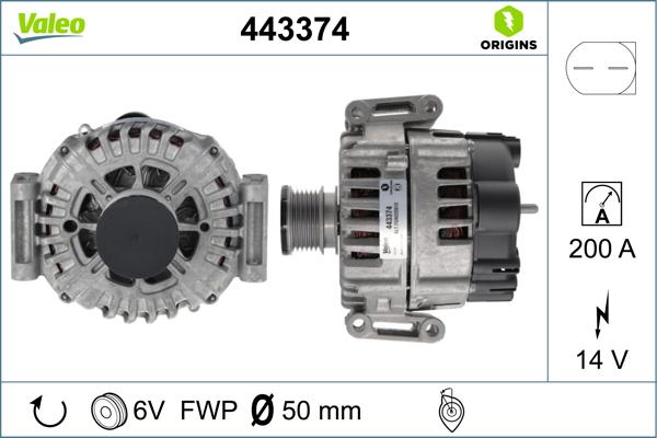 VALEO 443374 - Alternateur droxauto.com