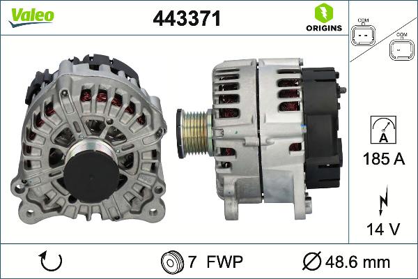 VALEO 443371 - Alternateur droxauto.com