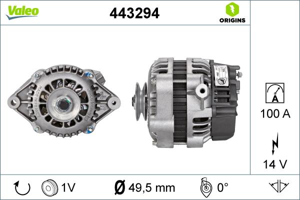VALEO 443294 - Alternateur droxauto.com