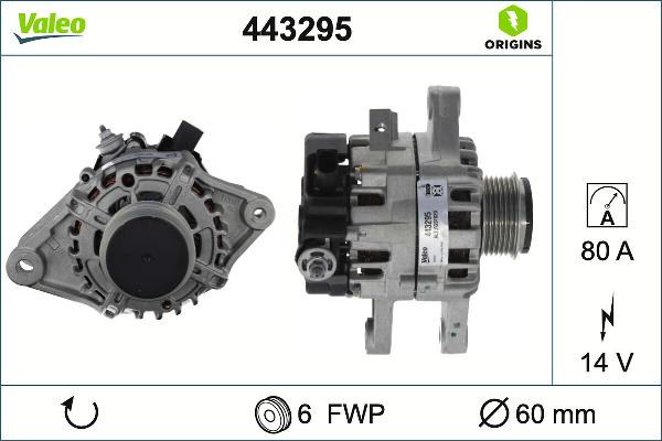 VALEO 443295 - Alternateur droxauto.com