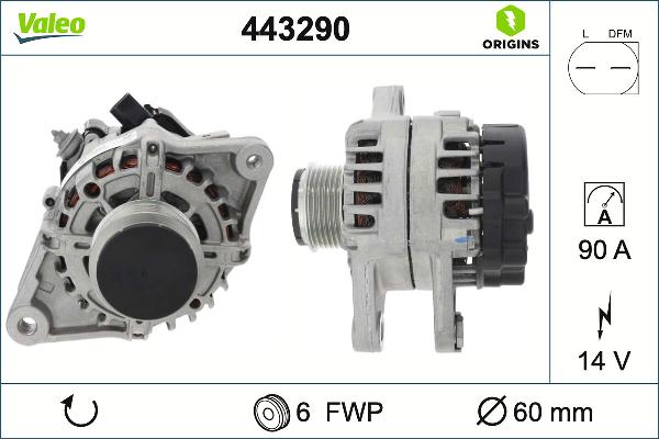 VALEO 443290 - Alternateur droxauto.com