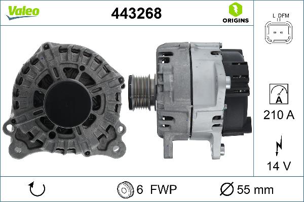 VALEO 443268 - Alternateur droxauto.com