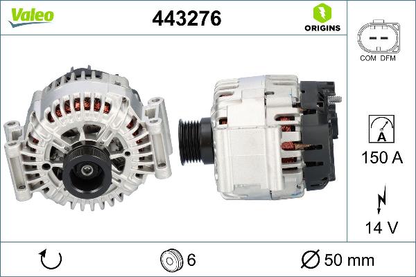 VALEO 443276 - Alternateur droxauto.com