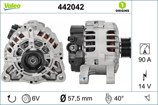 VALEO 442042 - Alternateur droxauto.com